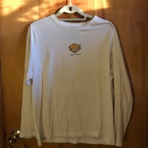 Life is Good long sleeve white Tee shirt